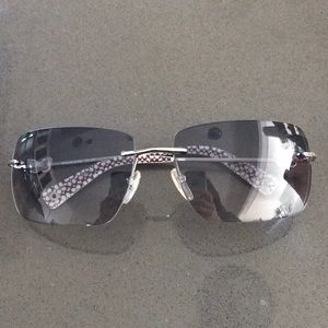 Coach sunglasses with butterfly detail